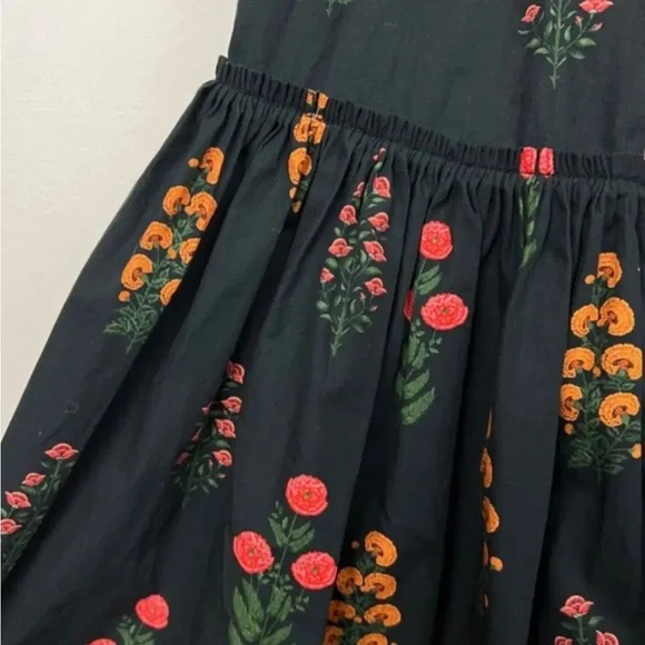 Agua by Agua Bendita Almendra Dahlia Floral Off Shoulder Dress - Picture 4 of 7